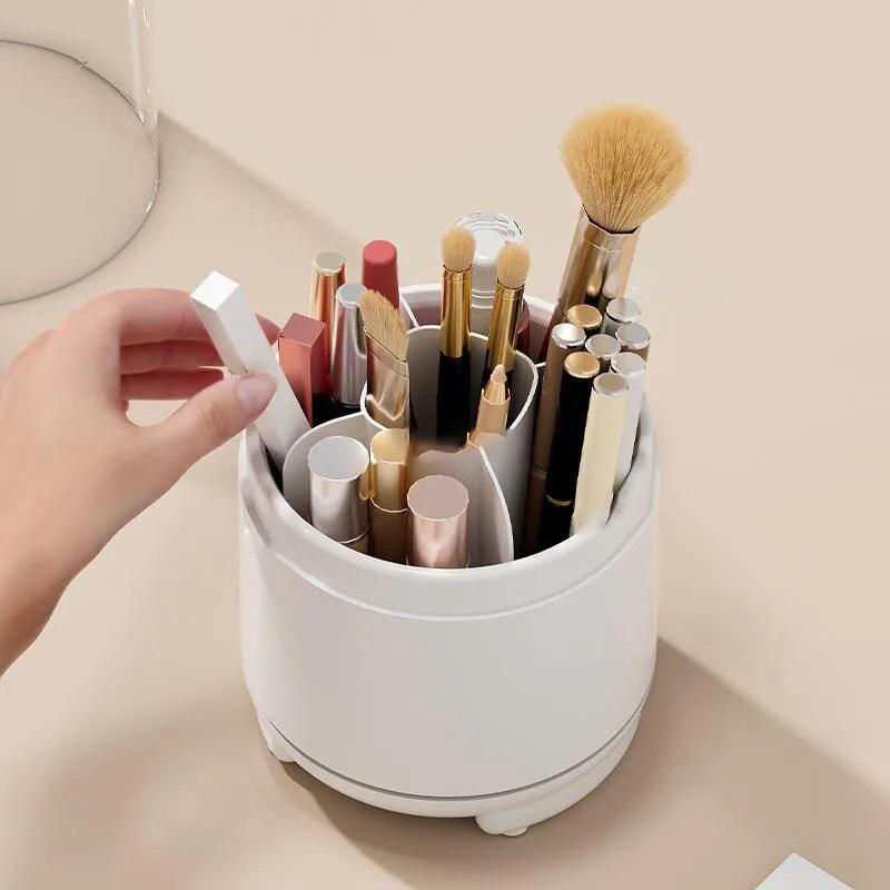 360 degree makeup brush holder