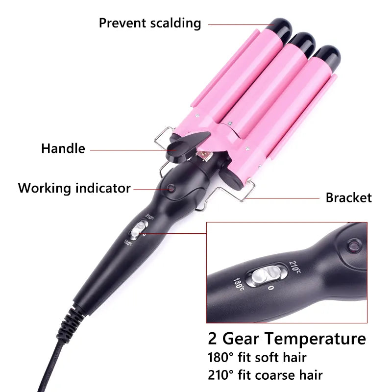 Professional Hair Curling Iron